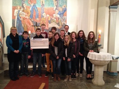 Konfirmanden aus Wallhausen unterstützen Kinderhospiz SHA