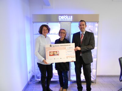 Firma Drölle spendet 1.000 EUR
