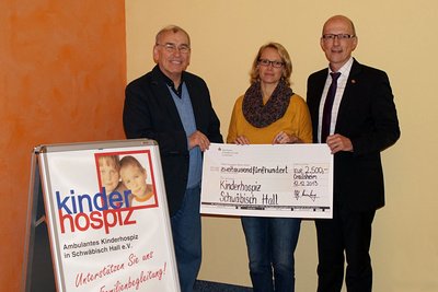 IPS aus Crailsheim spendet für das Kinderhospiz